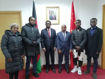 Malawian Students Studying in China Pay a Courtesy Call on Ambassador Allan Joseph Chintedza
